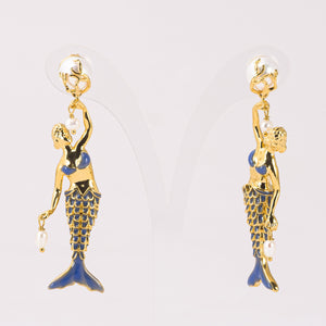 Mermaid Pendant Earrings