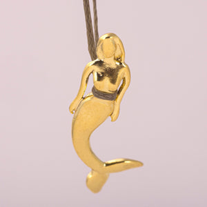 
                
                    Φόρτωση εικόνας στο Viewer Gallery, Mermaid Pendant, Gold Plated
                
            