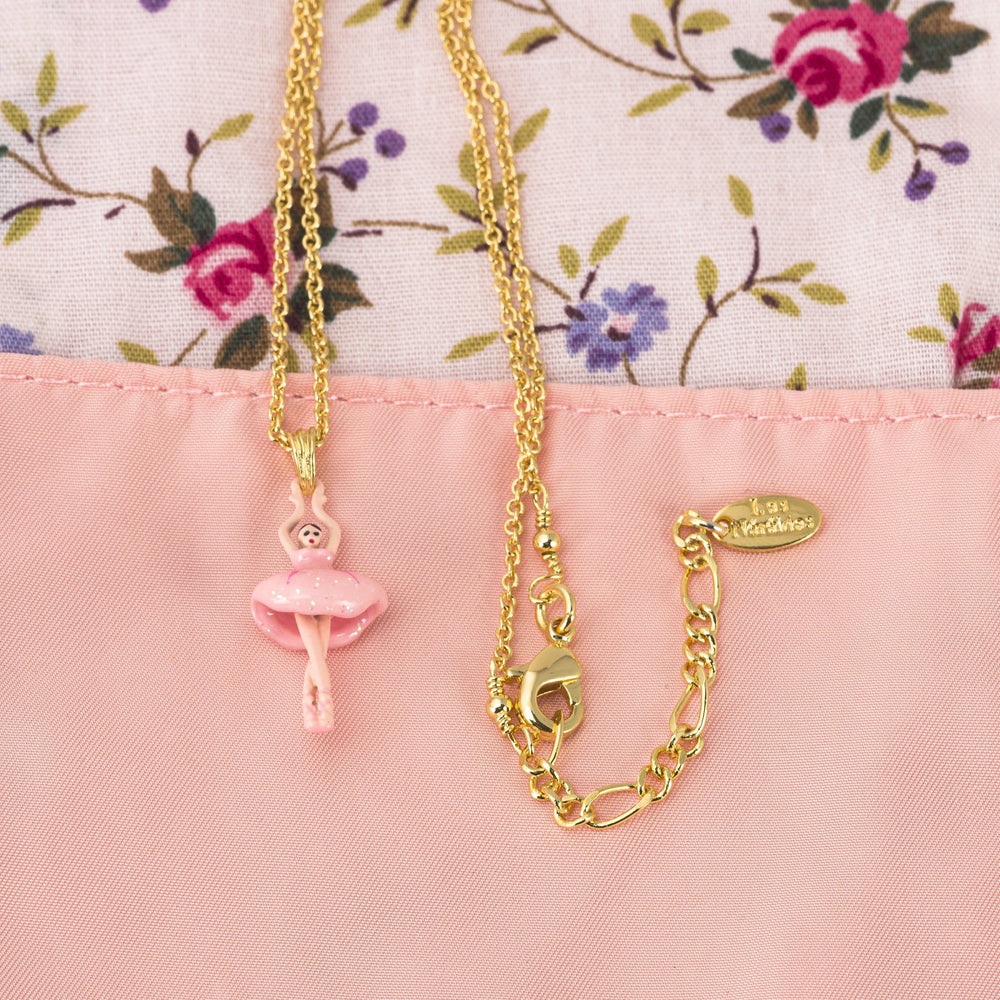 
                
                    Load image into Gallery viewer, Pink Mini Ballerina Necklace
                
            