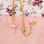 Pink Mini Ballerina Necklace