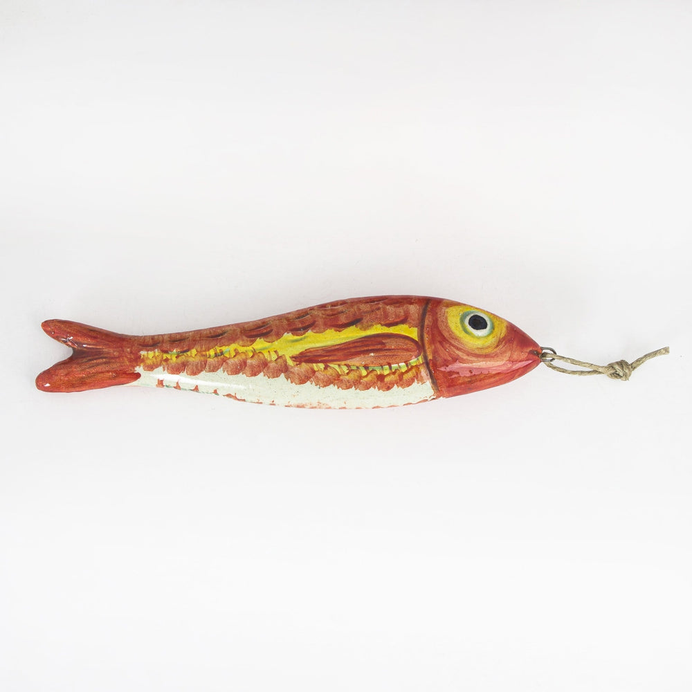 Red Mullet - Small Ceramic Decorative Fish