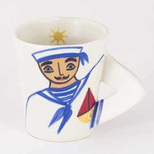 
                
                    Load image into Gallery viewer, Sailor Ceramic Mug
                
            