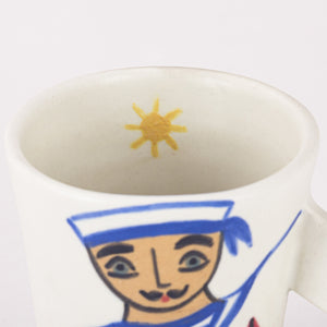 
                
                    Φόρτωση εικόνας στο Viewer Gallery, Sailor Ceramic Mug
                
            