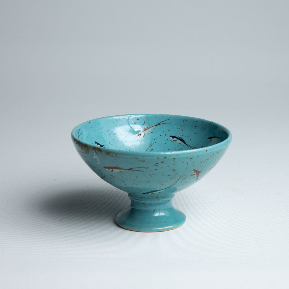 Sardines Ceramic Cup-Bowls - Set of 2