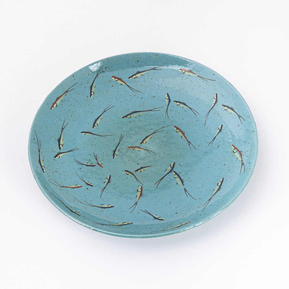 
                
                    Load image into Gallery viewer, Sardines Medium Ceramic Plate
                
            