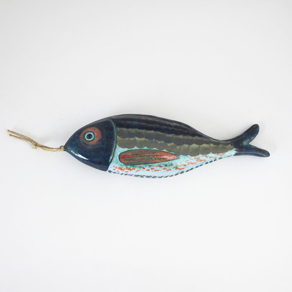 Sea Bream - Ceramic Decorative Fish in Blue