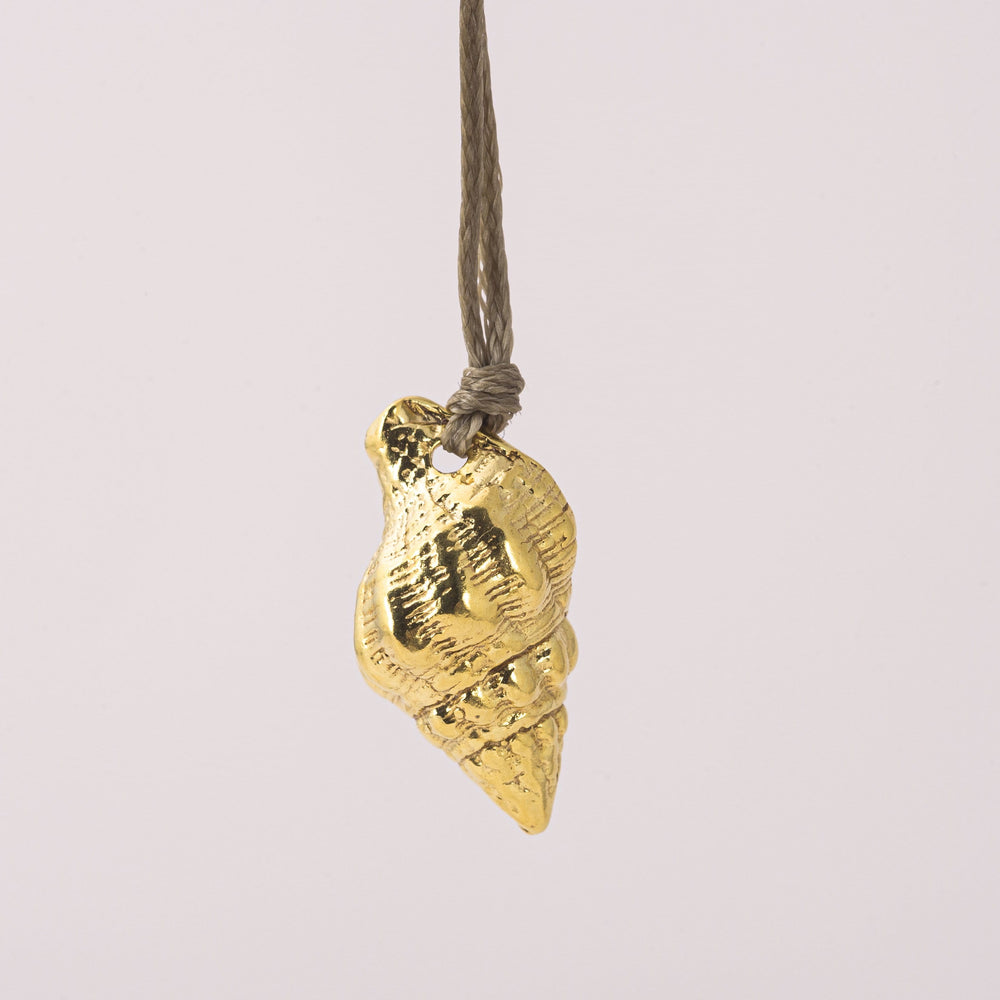 Sea Shell Pendant, Gold Plated