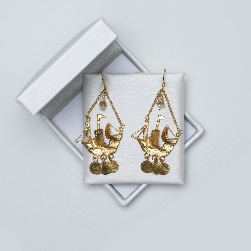 
                
                    Φόρτωση εικόνας στο Viewer Gallery, Ship Earrings
                
            