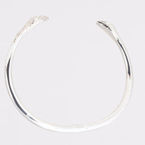 
                
                    Load image into Gallery viewer, Snake Bangle in Sterling Silver
                
            