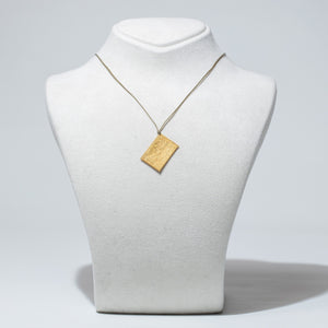 
                
                    Load image into Gallery viewer, Stamp Pendant, Gold Plated
                
            