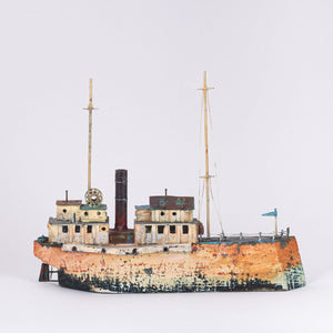 
                
                    Load image into Gallery viewer, Wooden Handmade Ship in Copper
                
            