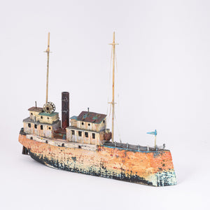 
                
                    Load image into Gallery viewer, Wooden Handmade Ship in Copper
                
            