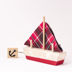 Wooden Napkin Holder "Sailing boat"